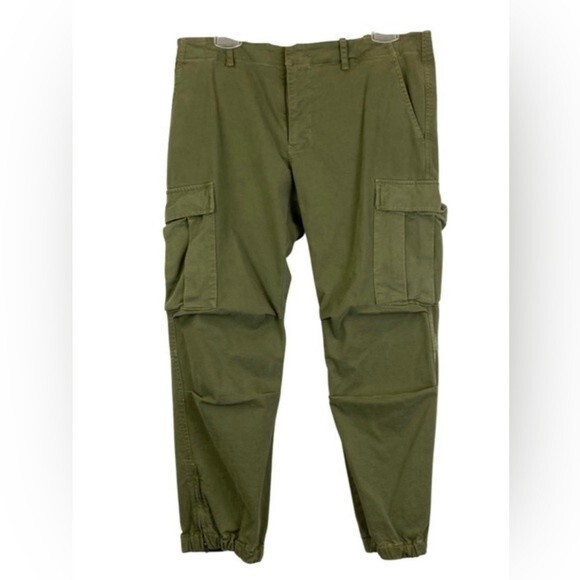 Rare Nili Lotan Cargo French Military Pants in Campo Green Size 0 - Picture 7 of 10